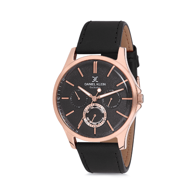 Anúncio: Relógio Analógico Masculino Daniel Klein Exclusive DK12118-4 - Preto e Rosa Ouro