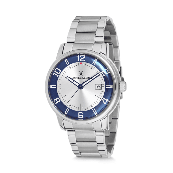 Anúncio: Relógio Analógico Masculino Daniel Klein Premium DK12113-3 - Prata e Azul