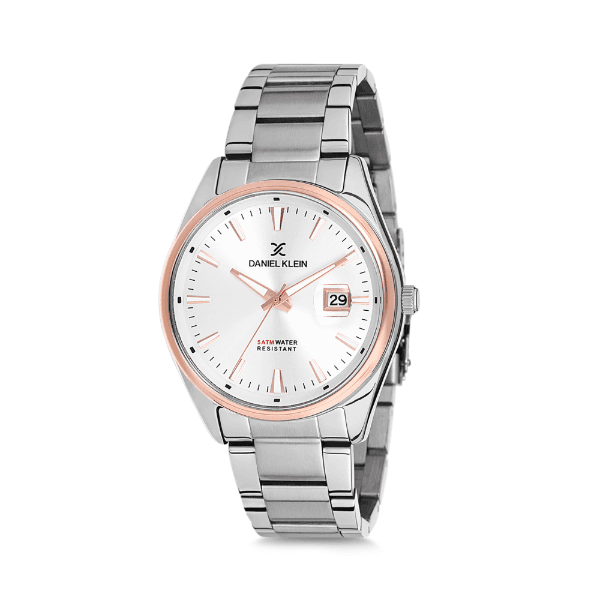 Anúncio: Relógio Analógico Masculino Daniel Klein Premium DK12109-5 - Prata e Rosa Ouro