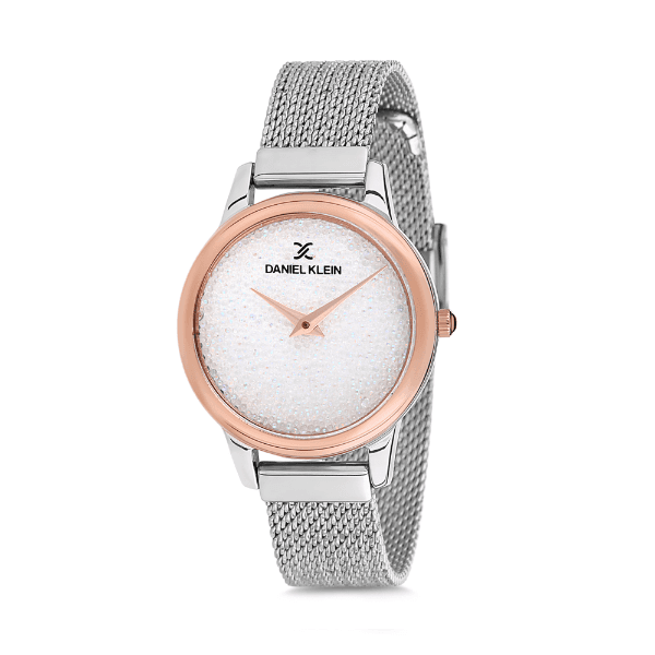 Anúncio: Relógio Analógico Feminino Daniel Klein Premium DK12040-4 - Prata e Rosa Ouro