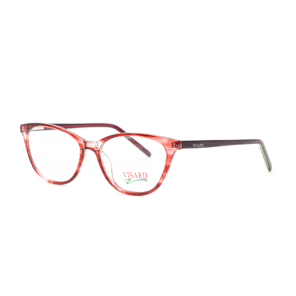 Anúncio: Armação para Óculos de Grau Feminino Visard HD110 C6 52-16-140mm - Vermelho e Marrom