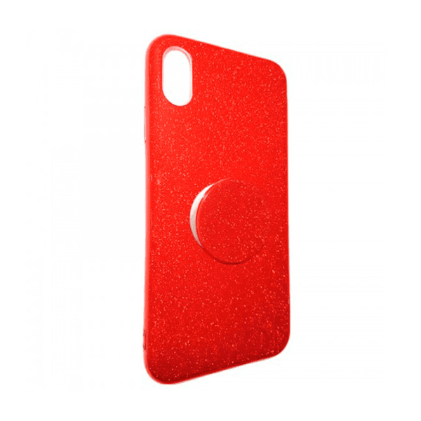 Anúncio: CAPA IPHONE XS 4LIFE GLITTER/POPSOCKETS RED