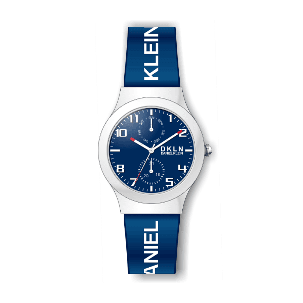 Anúncio: Relógio Analógico Masculino Daniel Klein DKLN DK.1.12476-4 - Branco e Azul
