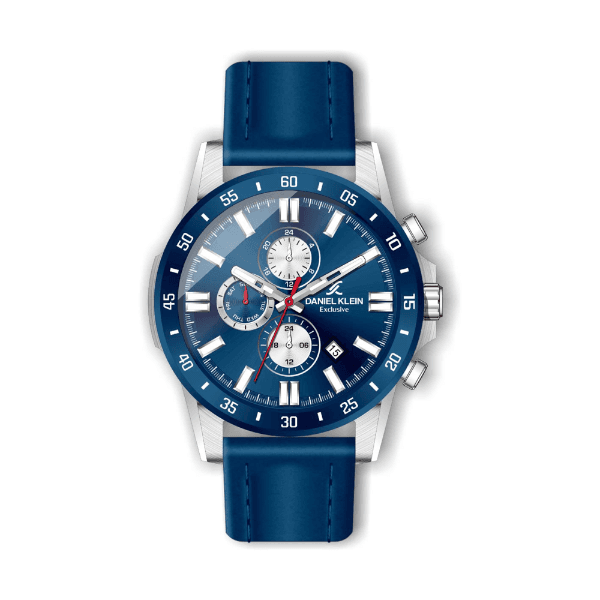 Anúncio: Relógio Analógico Masculino Daniel Klein Exclusive DK.1.12474-2 - Azul e Prata