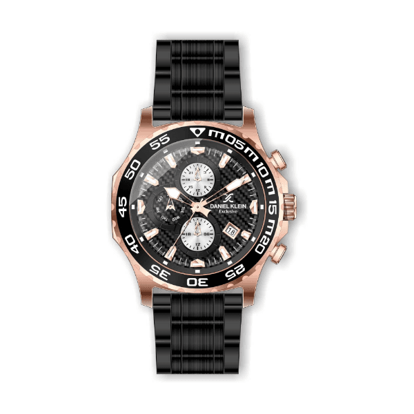 Anúncio: Relógio Analógico Masculino Daniel Klein Exclusive DK.1.12472-3 - Rosa Ouro e Preto