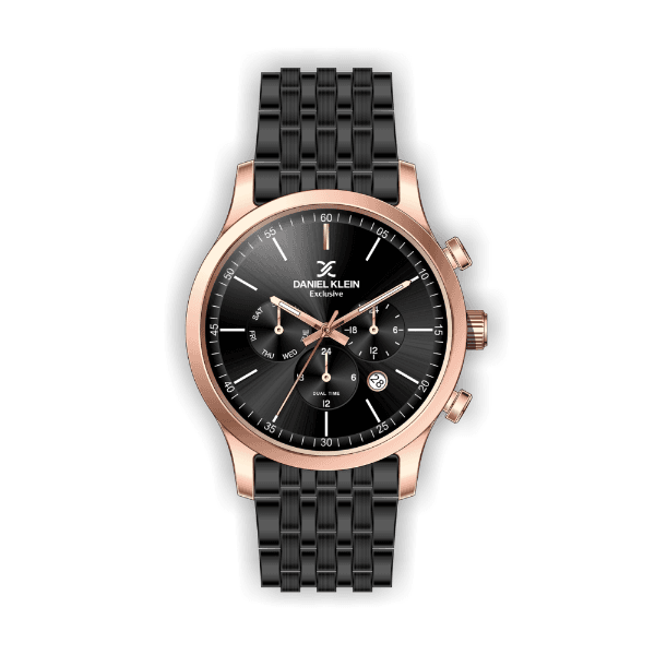 Anúncio: Relógio Analógico Masculino Daniel Klein Exclusive DK.1.12459-5 - Rosa Ouro e Preto
