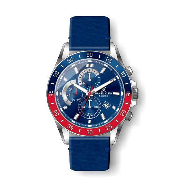Anúncio: Relógio Analógico Masculino Daniel Klein Exclusive DK.1.12455-2 - Azul e Plata