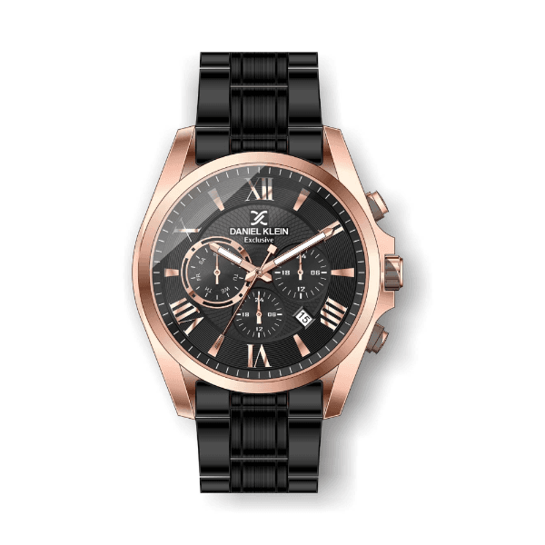 Anúncio: Relógio Analógico Masculino Daniel Klein Exclusive DK.1.12454-5 - Rosa Ouro e Preto
