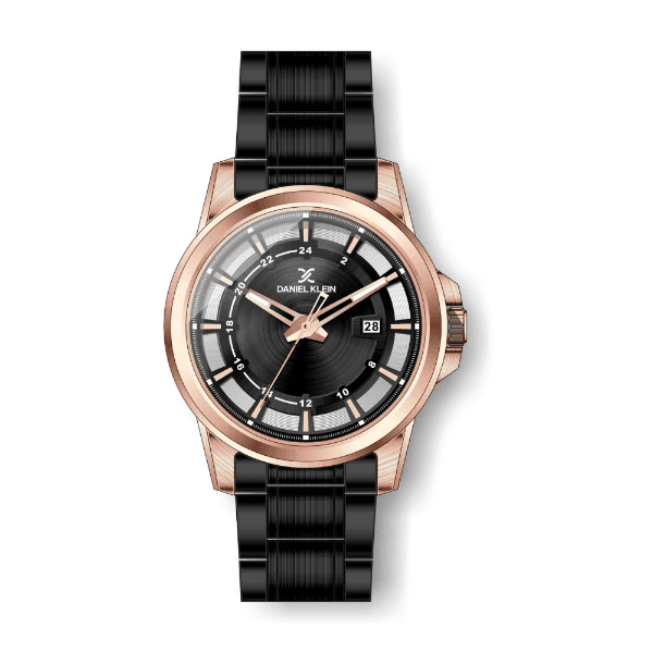 Anúncio: Relógio Analógico Masculino Daniel Klein Premium DK.1.12453-6 - Rosa Ouro e Preto