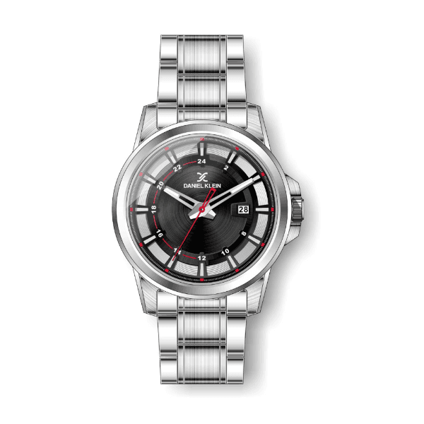 Anúncio: Relógio Analógico Masculino Daniel Klein Premium DK.1.12453-1 - Prata e Preto