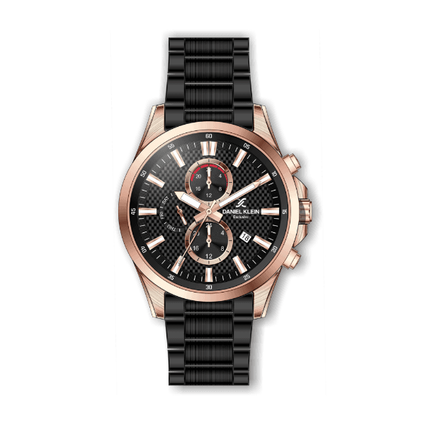 Anúncio: Relógio Analógico Masculino Daniel Klein Exclusive DK.1.12452-4 - Rosa Ouro e Preto