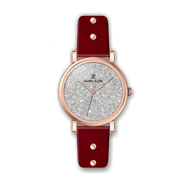Anúncio: Relógio Analógico Feminino Daniel Klein Premium DK.1.12451-2 - Rosa Ouro e Vermelho
