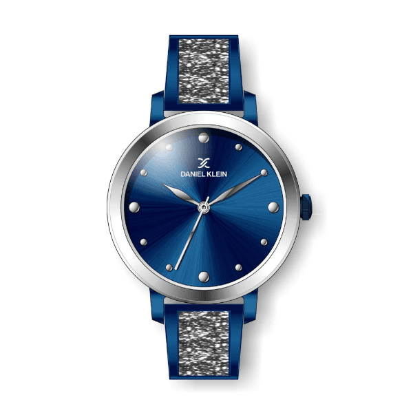 Anúncio: Relógio Analógico Feminino Daniel Klein Premium DK.1.12450-6 - Prata e Azul