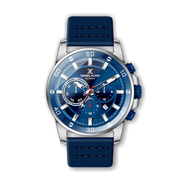 Anúncio: Relógio Analógico Masculino Daniel Klein Exclusive DK.1.12448-3 - Prata e Azul