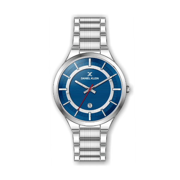 Anúncio: Relógio Analógico Masculino Daniel Klein Premium DK.1.12447-3 - Prata e Azul