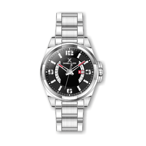 Anúncio: Relógio Analógico Masculino Daniel Klein Premium DK.1.12443-1 - Prata e Preto