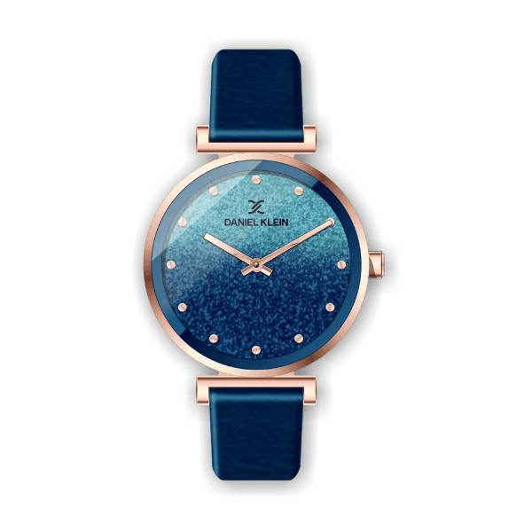 Anúncio: Relógio Analógico Feminino Daniel Klein Premium DK.1.12432-7 - Rosa Ouro e Azul