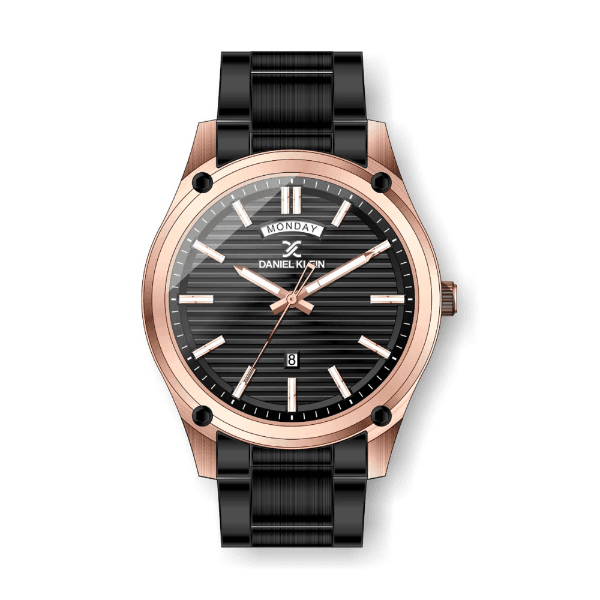 Anúncio: Relógio Analógico Masculino Daniel Klein Premium DK.1.12428-5 - Rosa Ouro e Preto
