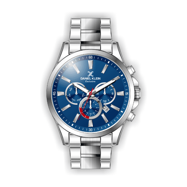 Anúncio: Relógio Analógico Masculino Daniel Klein Exclusive DK.1.12423-3 - Prata e Azul