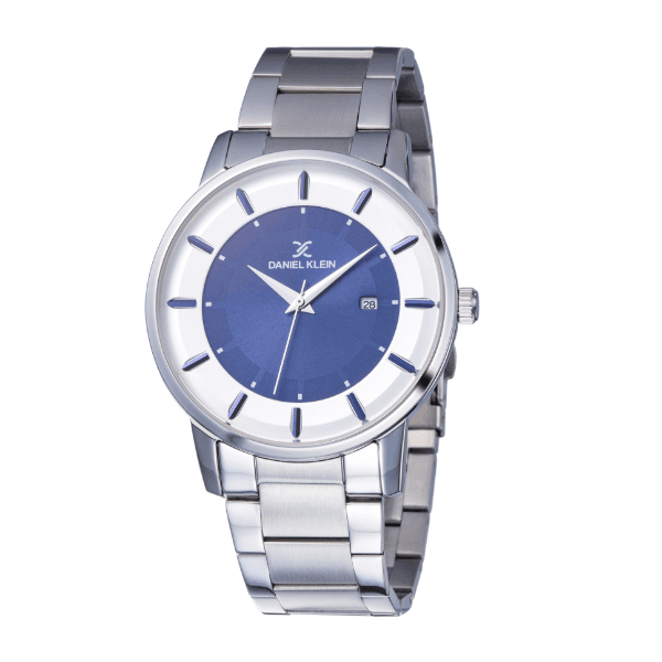 Anúncio: Relógio Analógico Masculino Daniel Klein Premium DK12021-3 - Prata e Azul
