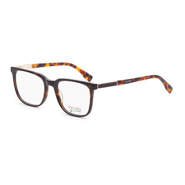 Anúncio: Armação para Óculos de Grau Visard AM94 C1 Tam. 52-19-140mm - Animal Print/Dourado
