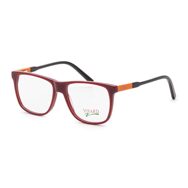 Anúncio: Armação para Óculos de Grau Visard A0134 C12 Tam. 54-16-140mm - Preto e Vermelho