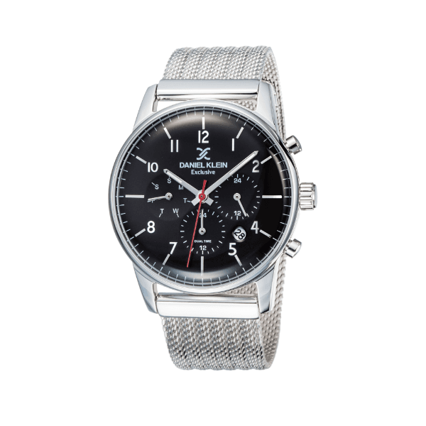 Anúncio: Relógio Analógico Masculino Daniel Klein Exclusive DK12002-2 - Prata/Preto