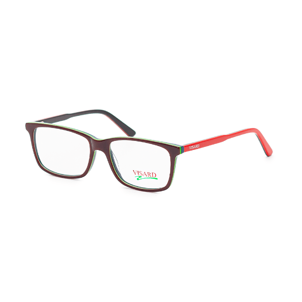 Anúncio: Armação para Óculos de Grau Visard CO5873 COL.07 Tam. 55-17-140mm - Vermelho/Preto