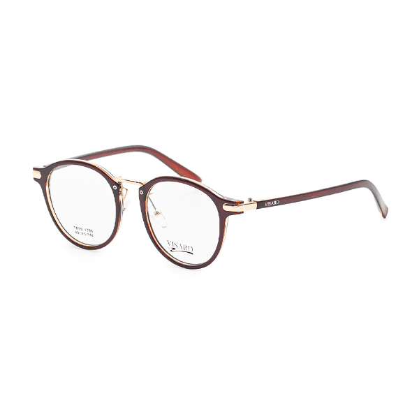 Anúncio: Armação para Óculos de Grau Visard TR1706 C3 Tam. 49-15-142mm - Dourado/Marrom