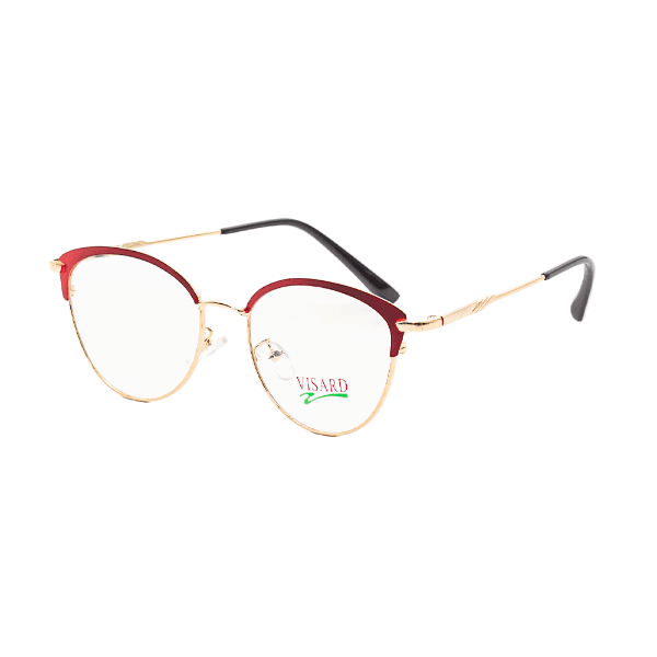 Anúncio: Armação para Óculos de Grau Visard 1718 C4 Tam. 52-16-139mm - Vermelho/Dourado
