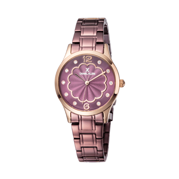Anúncio: Relógio Analógico Feminino Daniel Klein Premium DK11990-6 - Roxo/Rosa Ouro
