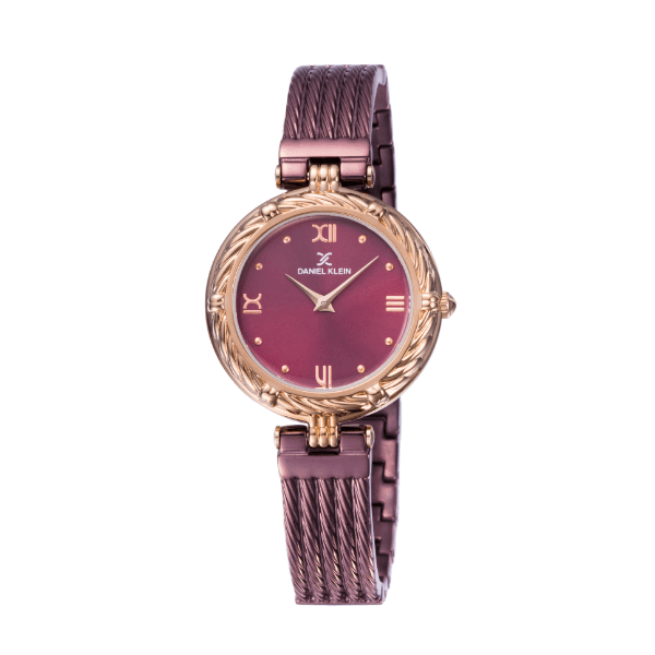 Anúncio: Relógio Analógico Feminino Daniel Klein Premium DK11966-7 - Roxo/Rosa Ouro
