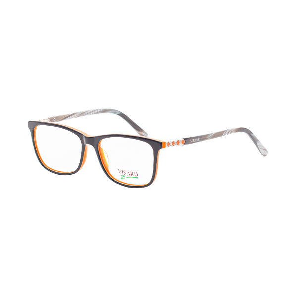 Anúncio: Armação para Óculos de Grau Visard AM56 C6 Tam. 54-16-138mm - Marrom/Laranja