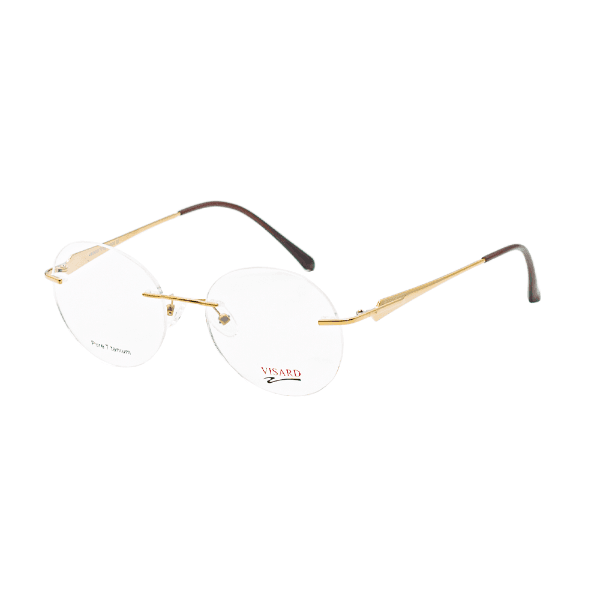 Anúncio: Armação para Óculos de Grau Visard MOD.7022 COL.01 Tam. 52-18-140mm - Dourado