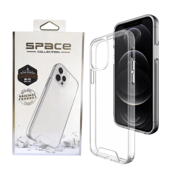 Anúncio: Capa de Silicone Space para iPhone 13 Pro - Transparente