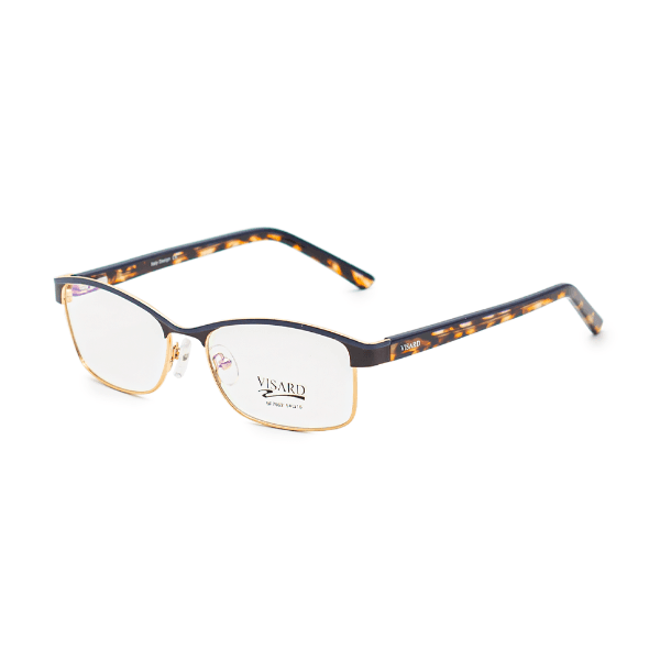 Anúncio: Armação para Óculos de Grau Visard BF7062 C2 Tam. 54-16-140mm - Dourado/Animal Print