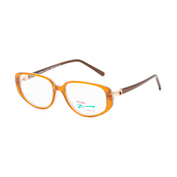 Anúncio: Armação para Óculos de Grau Visard MOD 10023 COL.114 53-17 - Marrom/Amarelo