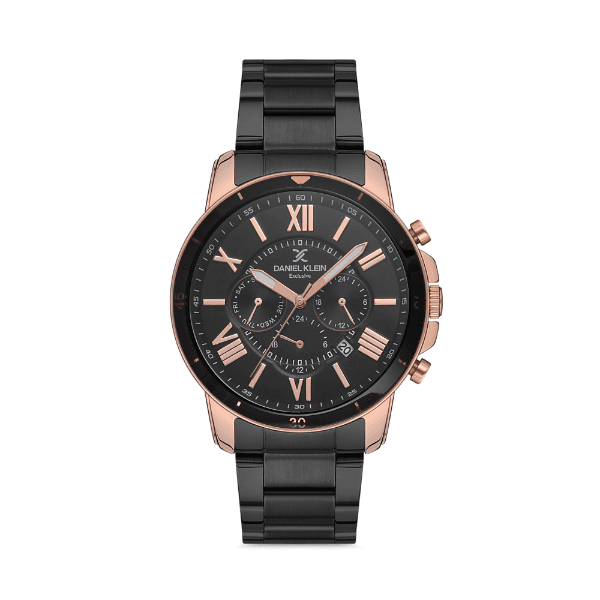 Anúncio: Relógio Analógico Masculino Daniel Klein Exclusive DK.1.12598-5 - Preto/Rosa Ouro