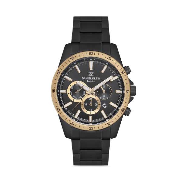 Anúncio: Relógio Analógico Masculino Daniel Klein Exclusive DK.1.12594-5 - Preto/Dourado