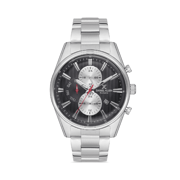 Anúncio: Relógio Analógico Masculino Daniel Klein Exclusive DK.1.12590-2 - Prata/Preto