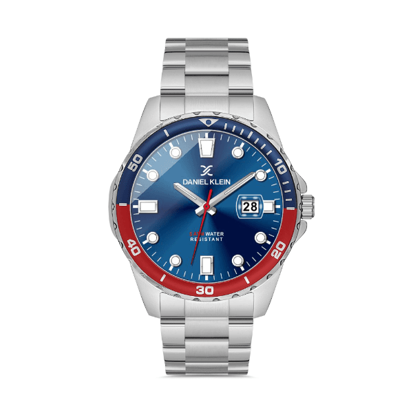Anúncio: Relógio Analógico Masculino Daniel Klein Premium DK.1.12572-3 - Prata/Azul