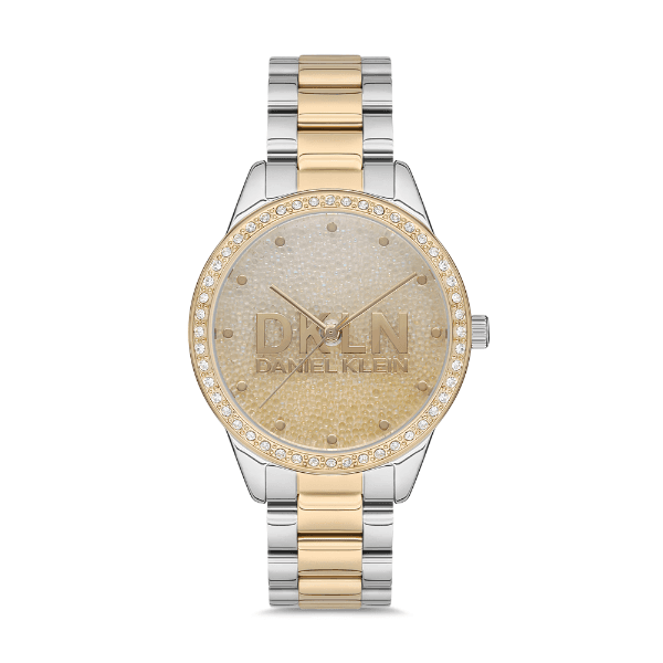 Anúncio: Relógio Analógico Feminino Daniel Klein Premium DK.1.12565-5 - Dourado/Prata