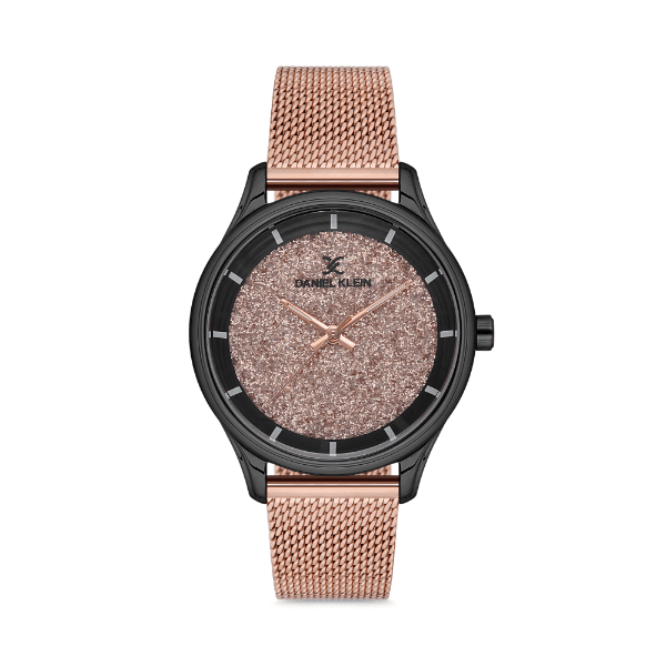 Anúncio: Relógio Analógico Feminino Daniel Klein Premium DK.1.12531-5 - Rosa Ouro/Preto