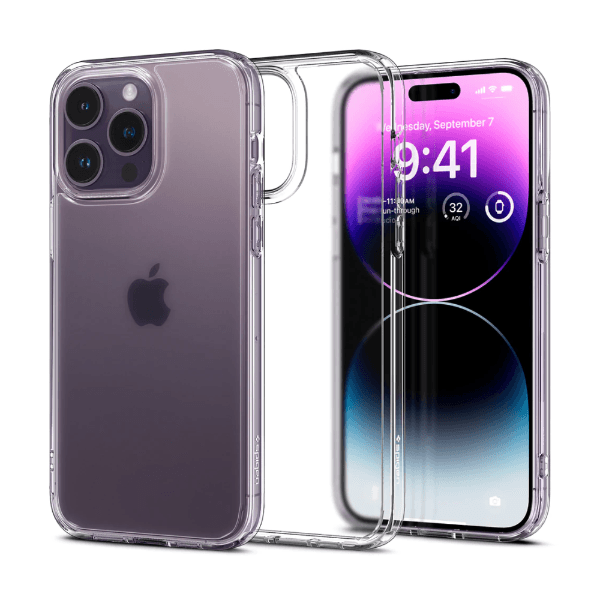 Anúncio: Capa para iPhone 14 Pro Spigen Ultra Hybrid ACS04960 - Crystal Clear (Transparente)