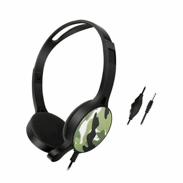 Anúncio: fones de Ouvido GAME GM-009 3.5MM Camuflado/Verde