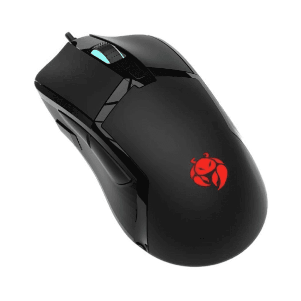 Anúncio: Mouse óptico Quanta Gamer Krab Chimera KBGMR50 con retroiluminación USB y 24000DPI - Negro