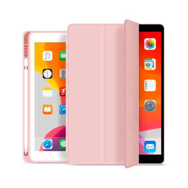 Anúncio: Capa / Protetor para Tablet Ipad 10.2 4Life com Compartimento para Pencil - Rosa Claro