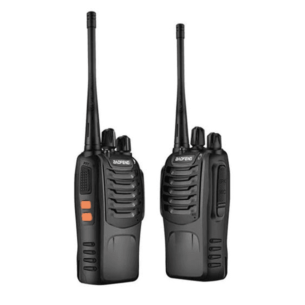 Anúncio: Rádio Comunicador Profissional Walkie Talkie Baofeng BF-888S Kit com 2 Unidades HT UHF - Preto