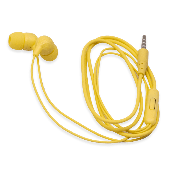 Anúncio: Fone de Ouvido com Fio Stereo Earphone L-207 / Cabo de 135CM  - Amarelo