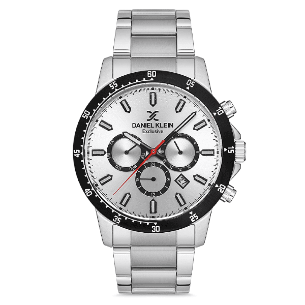 Anúncio: Relogio Analógico Masculino Daniel Klein DK.1.12676-1 Exclusive Gents / Pulseira de Aço Inoxidável - Prata/Preto